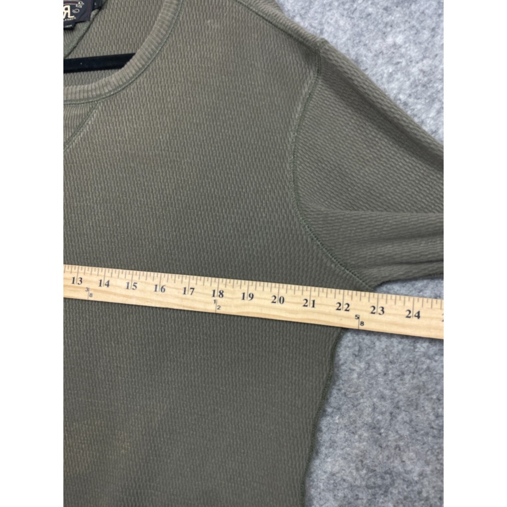 RRL Double RL Ralph Lauren Sweatshirt Mens L Green Pullover Crewneck Cotton Read - Picture 7 of 13